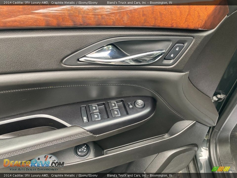 2014 Cadillac SRX Luxury AWD Graphite Metallic / Ebony/Ebony Photo #11