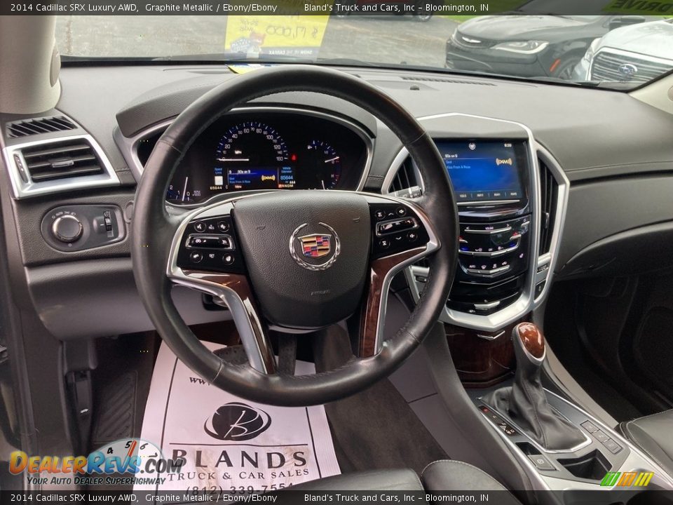 2014 Cadillac SRX Luxury AWD Graphite Metallic / Ebony/Ebony Photo #15