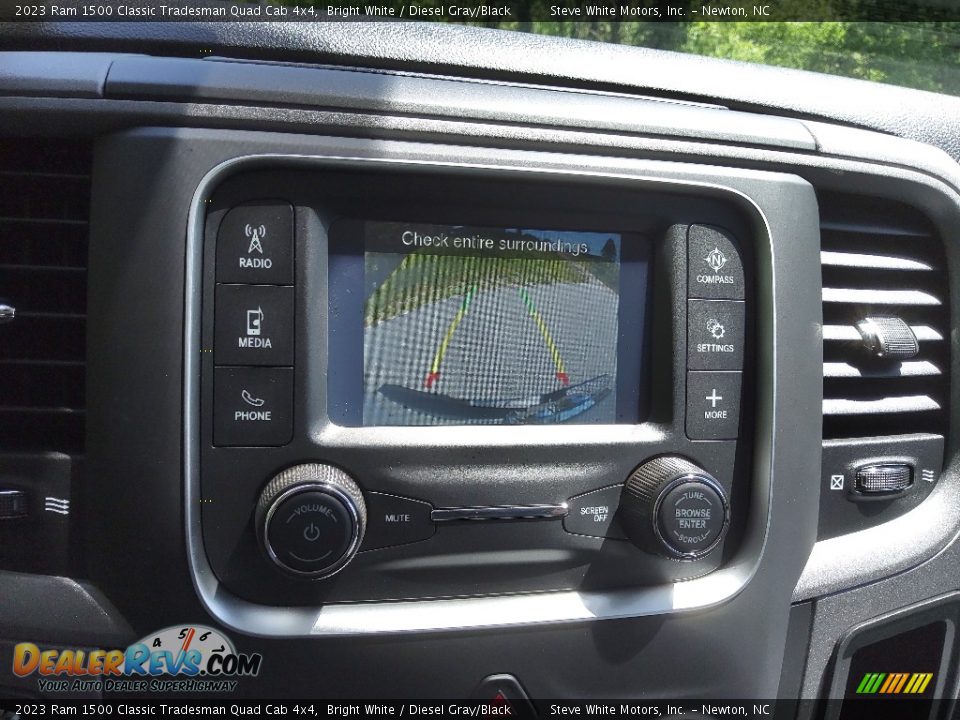 2023 Ram 1500 Classic Tradesman Quad Cab 4x4 Bright White / Diesel Gray/Black Photo #25