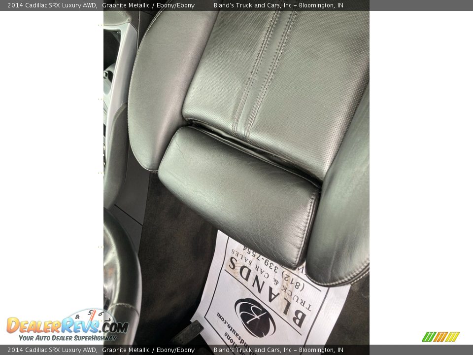 2014 Cadillac SRX Luxury AWD Graphite Metallic / Ebony/Ebony Photo #21