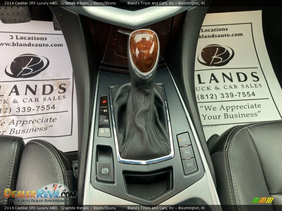 2014 Cadillac SRX Luxury AWD Graphite Metallic / Ebony/Ebony Photo #31