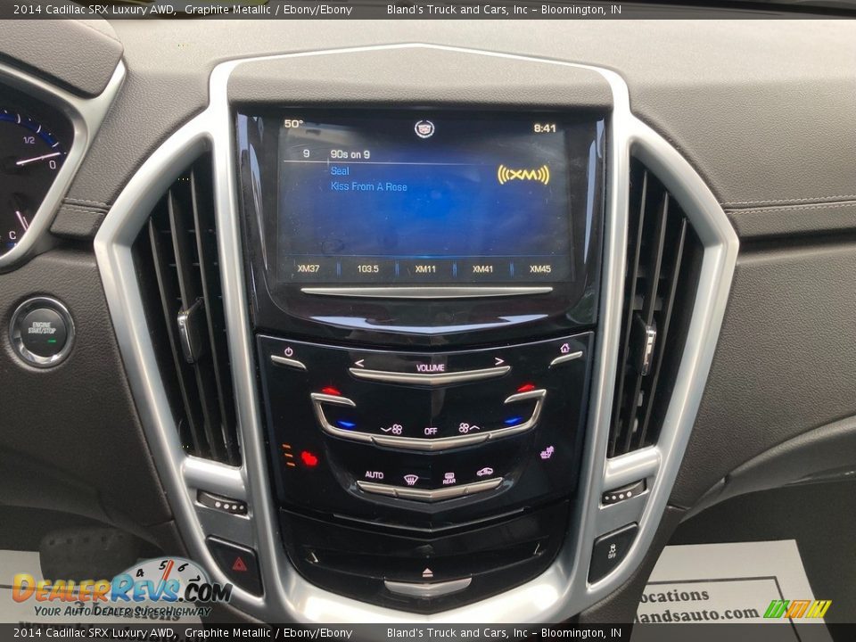 2014 Cadillac SRX Luxury AWD Graphite Metallic / Ebony/Ebony Photo #32