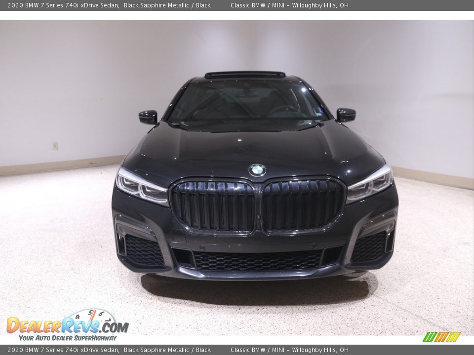 2020 BMW 7 Series 740i xDrive Sedan Black Sapphire Metallic / Black Photo #2