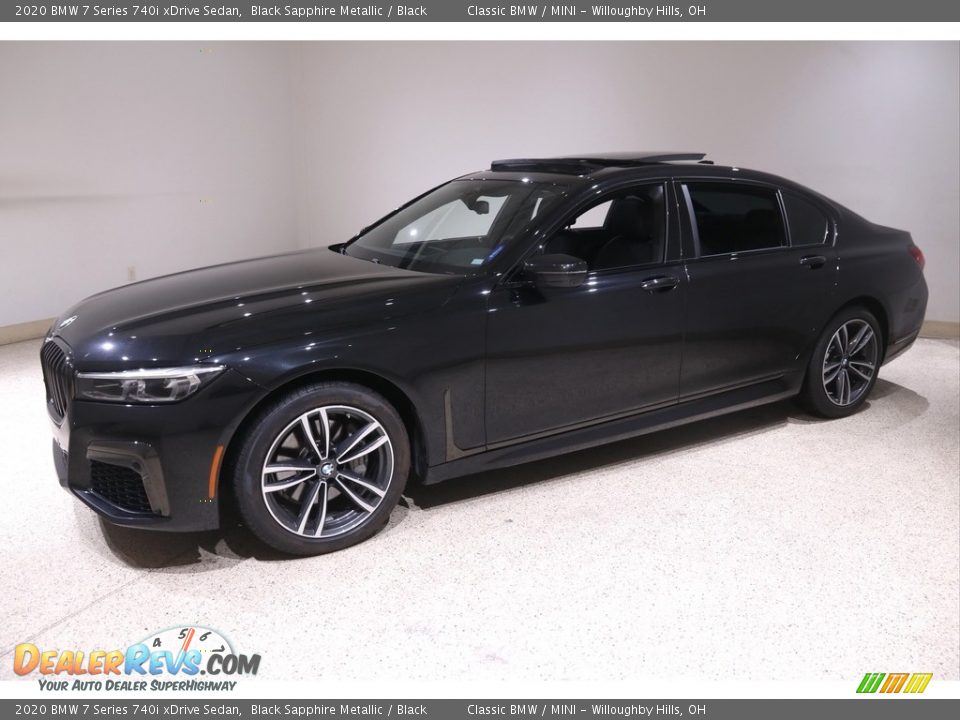 2020 BMW 7 Series 740i xDrive Sedan Black Sapphire Metallic / Black Photo #3
