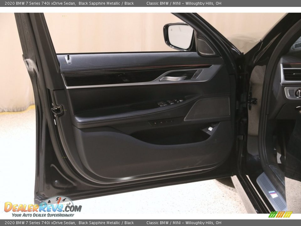 2020 BMW 7 Series 740i xDrive Sedan Black Sapphire Metallic / Black Photo #4