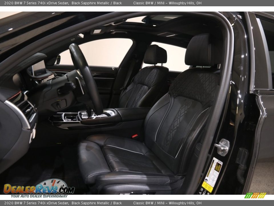 2020 BMW 7 Series 740i xDrive Sedan Black Sapphire Metallic / Black Photo #5