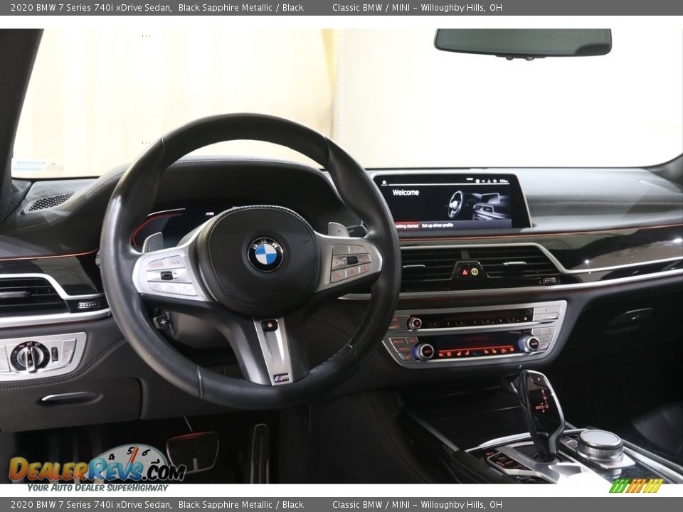 2020 BMW 7 Series 740i xDrive Sedan Black Sapphire Metallic / Black Photo #6