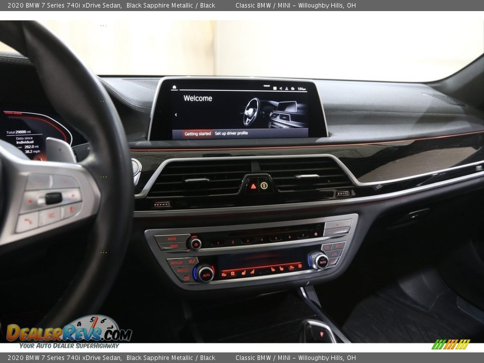 2020 BMW 7 Series 740i xDrive Sedan Black Sapphire Metallic / Black Photo #9