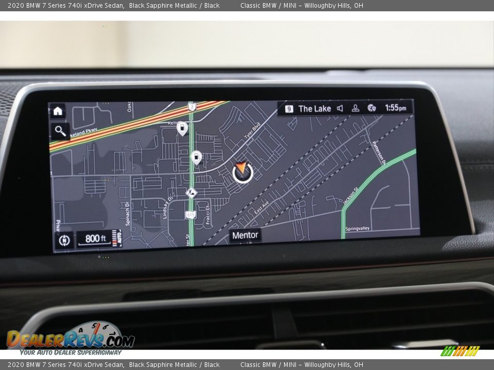 2020 BMW 7 Series 740i xDrive Sedan Black Sapphire Metallic / Black Photo #10