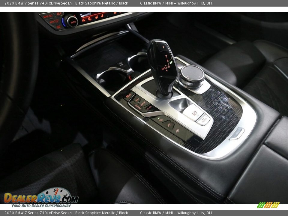 2020 BMW 7 Series 740i xDrive Sedan Black Sapphire Metallic / Black Photo #16