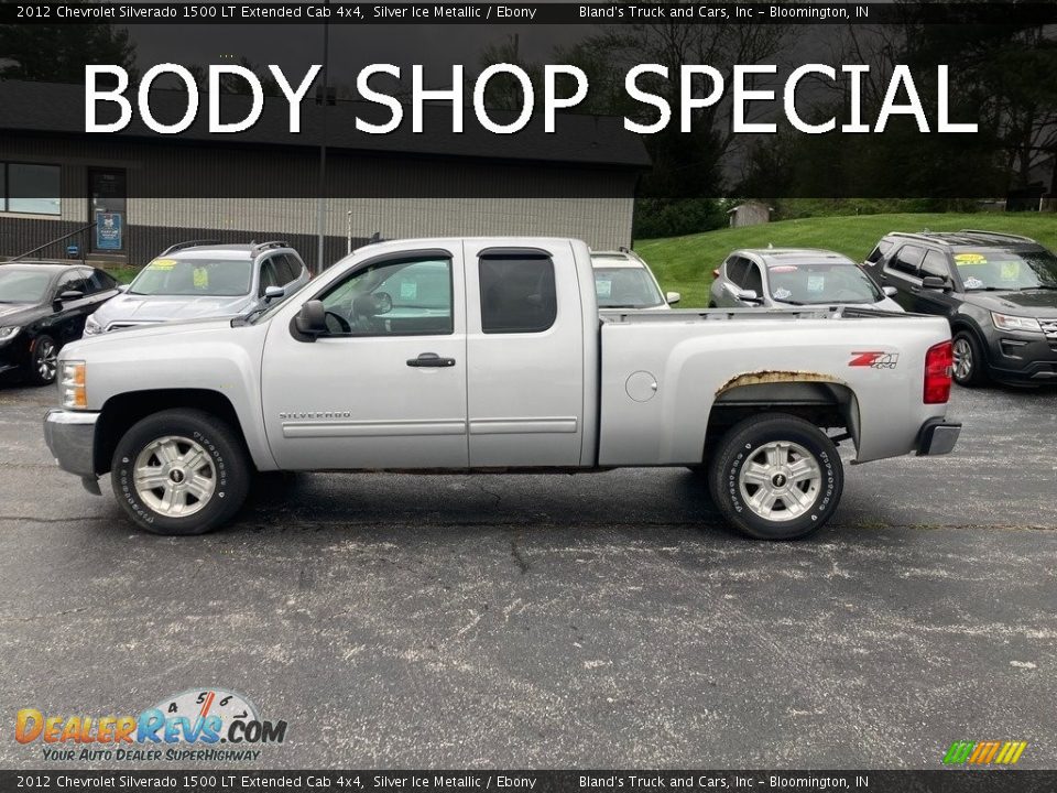 2012 Chevrolet Silverado 1500 LT Extended Cab 4x4 Silver Ice Metallic / Ebony Photo #1