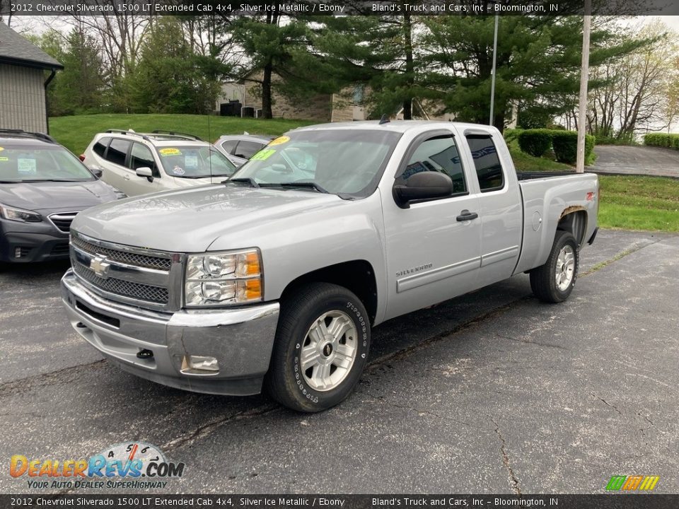 2012 Chevrolet Silverado 1500 LT Extended Cab 4x4 Silver Ice Metallic / Ebony Photo #2