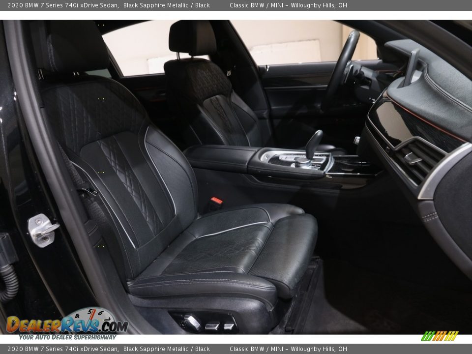 2020 BMW 7 Series 740i xDrive Sedan Black Sapphire Metallic / Black Photo #19