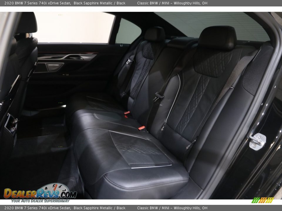 2020 BMW 7 Series 740i xDrive Sedan Black Sapphire Metallic / Black Photo #21