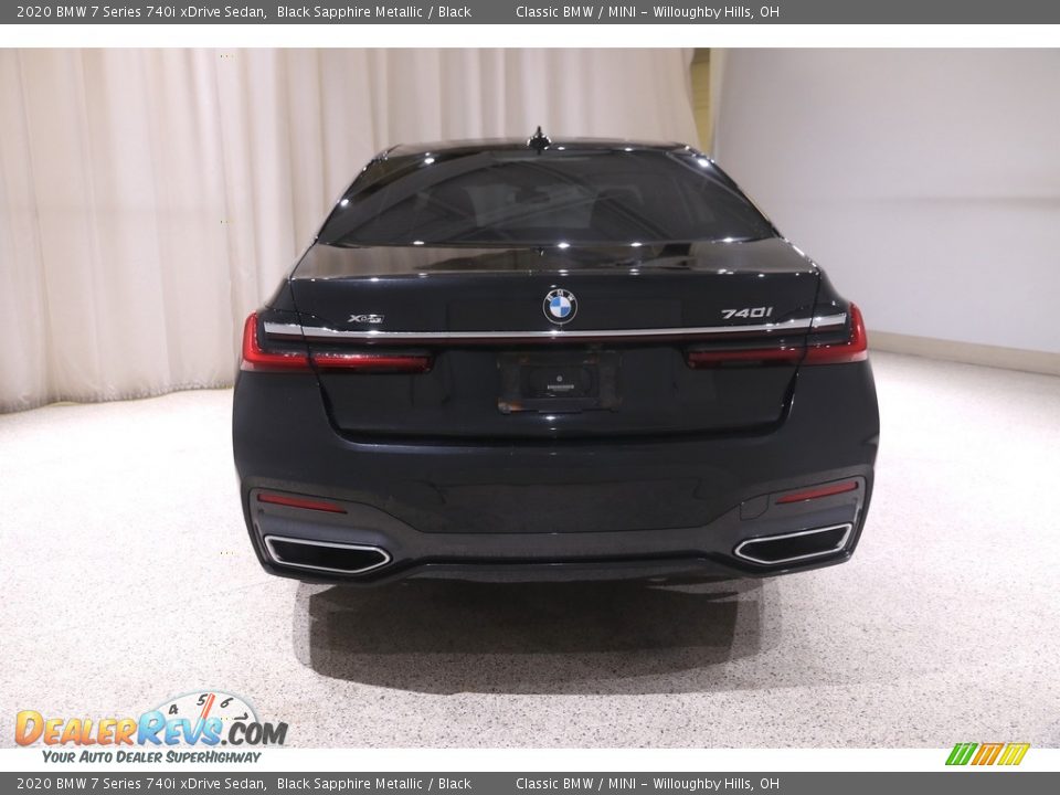 2020 BMW 7 Series 740i xDrive Sedan Black Sapphire Metallic / Black Photo #22
