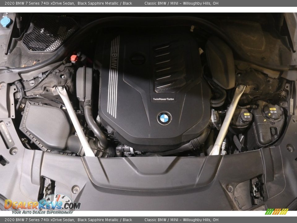2020 BMW 7 Series 740i xDrive Sedan Black Sapphire Metallic / Black Photo #23