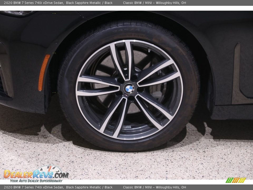 2020 BMW 7 Series 740i xDrive Sedan Black Sapphire Metallic / Black Photo #24