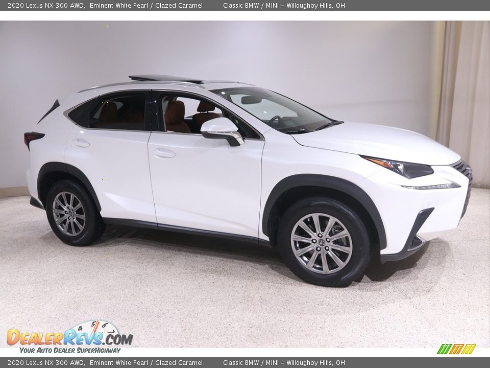 2020 Lexus NX 300 AWD Eminent White Pearl / Glazed Caramel Photo #1