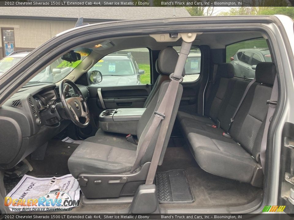 2012 Chevrolet Silverado 1500 LT Extended Cab 4x4 Silver Ice Metallic / Ebony Photo #9