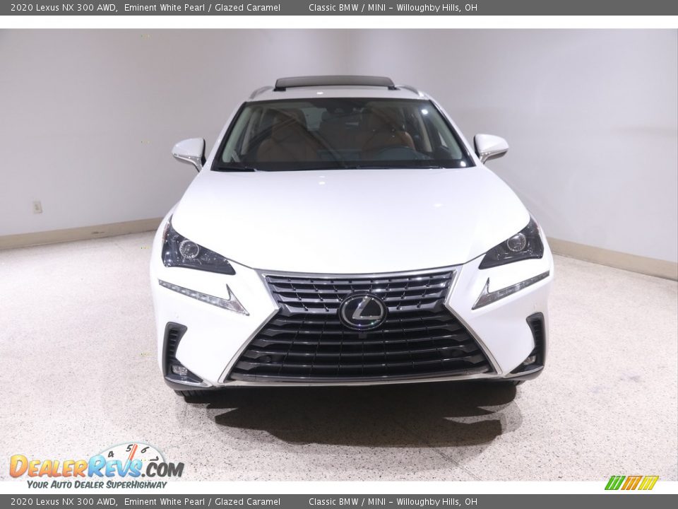 2020 Lexus NX 300 AWD Eminent White Pearl / Glazed Caramel Photo #2