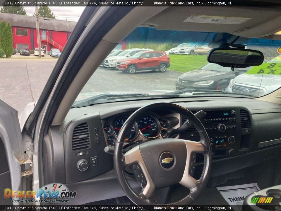 2012 Chevrolet Silverado 1500 LT Extended Cab 4x4 Silver Ice Metallic / Ebony Photo #10