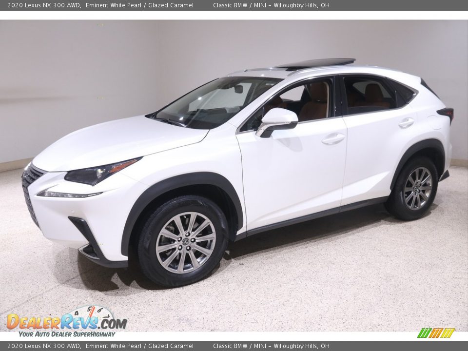 2020 Lexus NX 300 AWD Eminent White Pearl / Glazed Caramel Photo #3