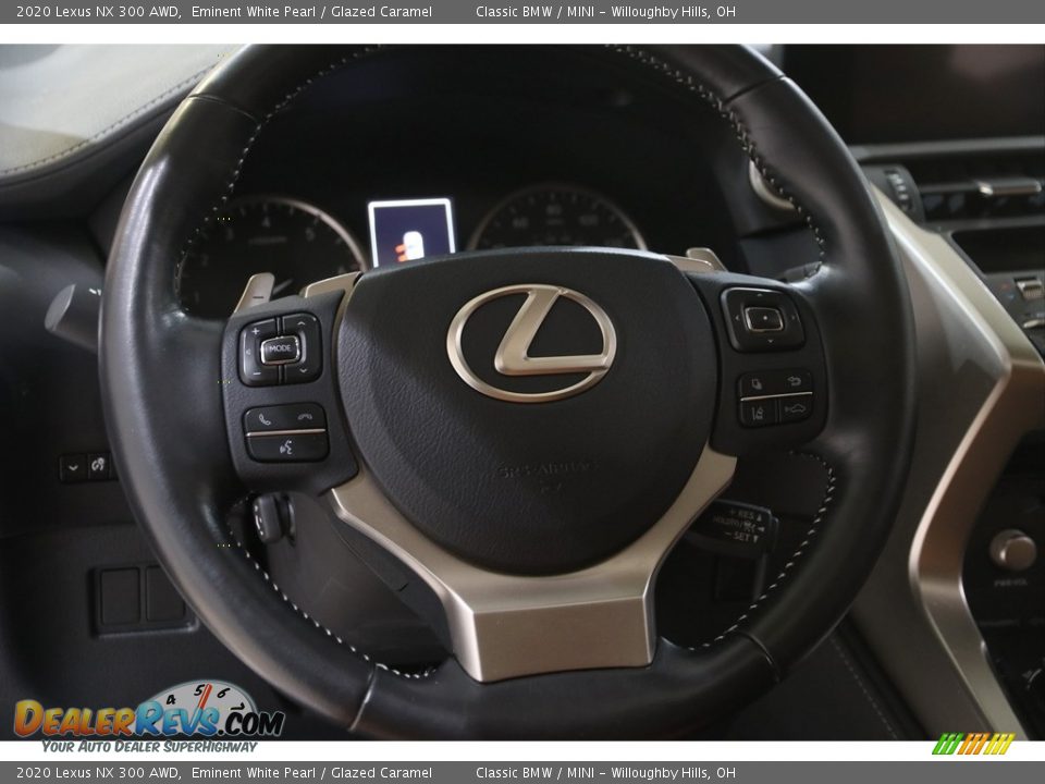 2020 Lexus NX 300 AWD Eminent White Pearl / Glazed Caramel Photo #7