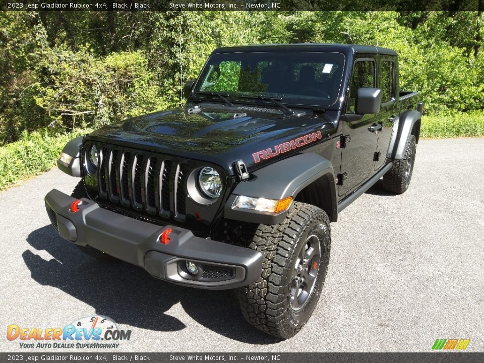 2023 Jeep Gladiator Rubicon 4x4 Black / Black Photo #2