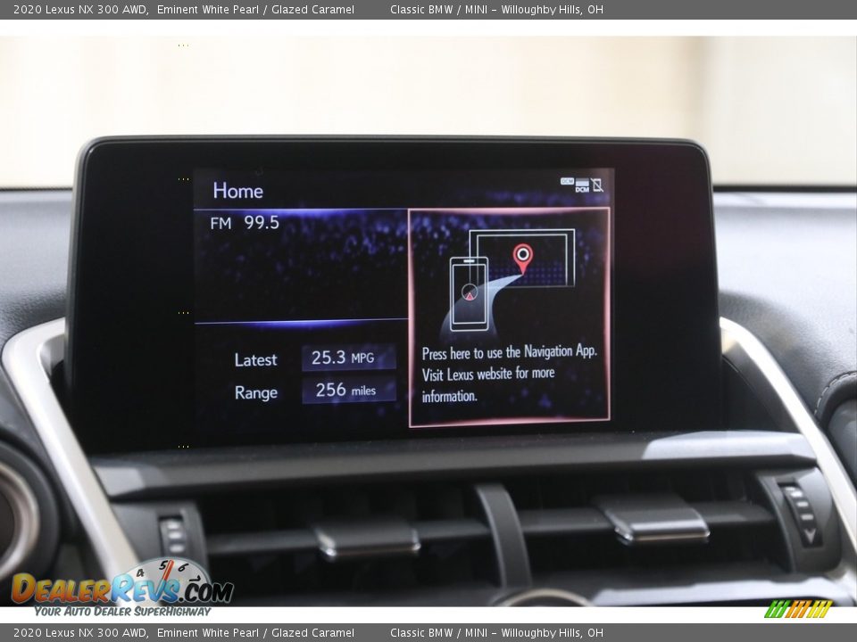 2020 Lexus NX 300 AWD Eminent White Pearl / Glazed Caramel Photo #10