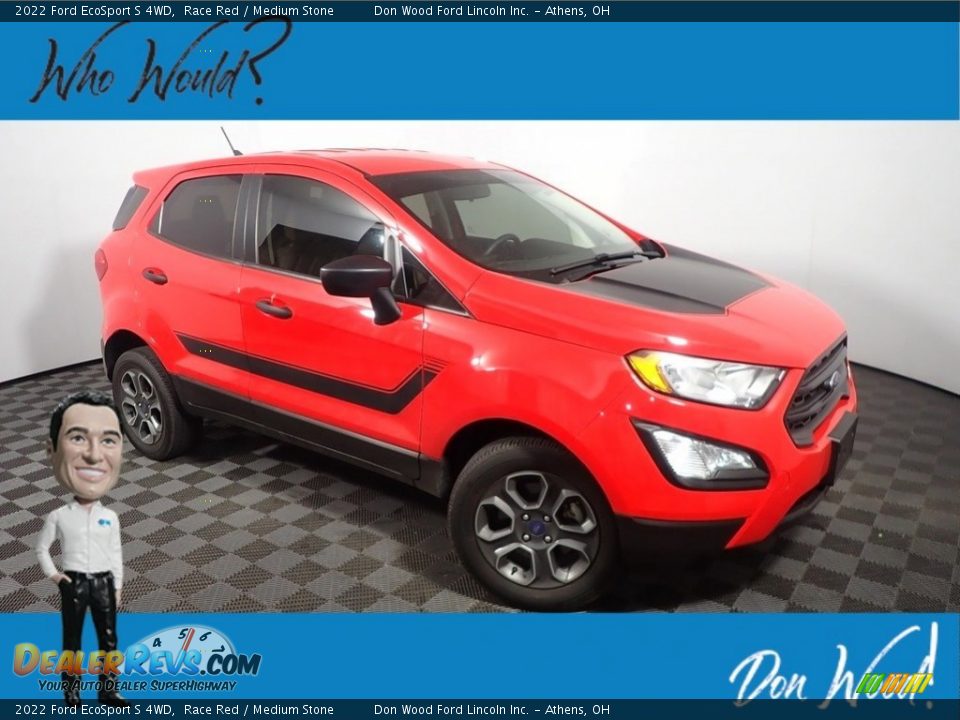2022 Ford EcoSport S 4WD Race Red / Medium Stone Photo #1