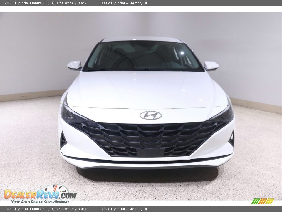 2021 Hyundai Elantra SEL Quartz White / Black Photo #2