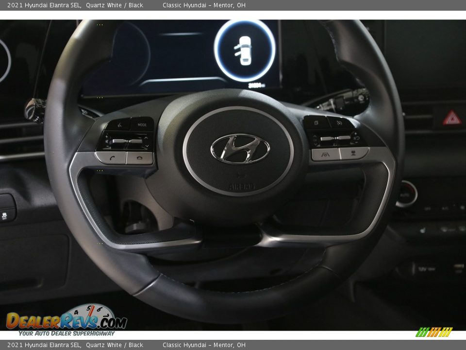 2021 Hyundai Elantra SEL Quartz White / Black Photo #7