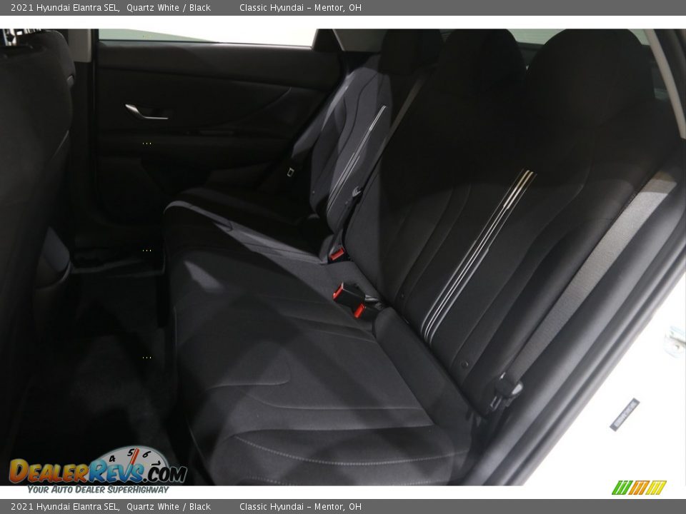 2021 Hyundai Elantra SEL Quartz White / Black Photo #16