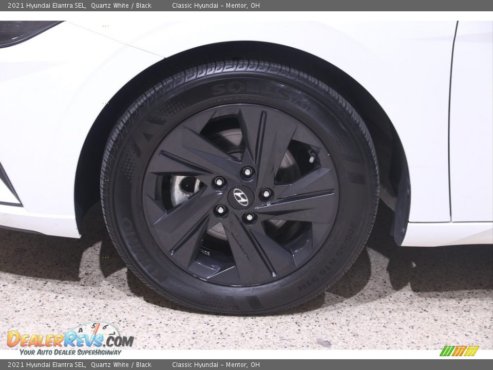 2021 Hyundai Elantra SEL Quartz White / Black Photo #19