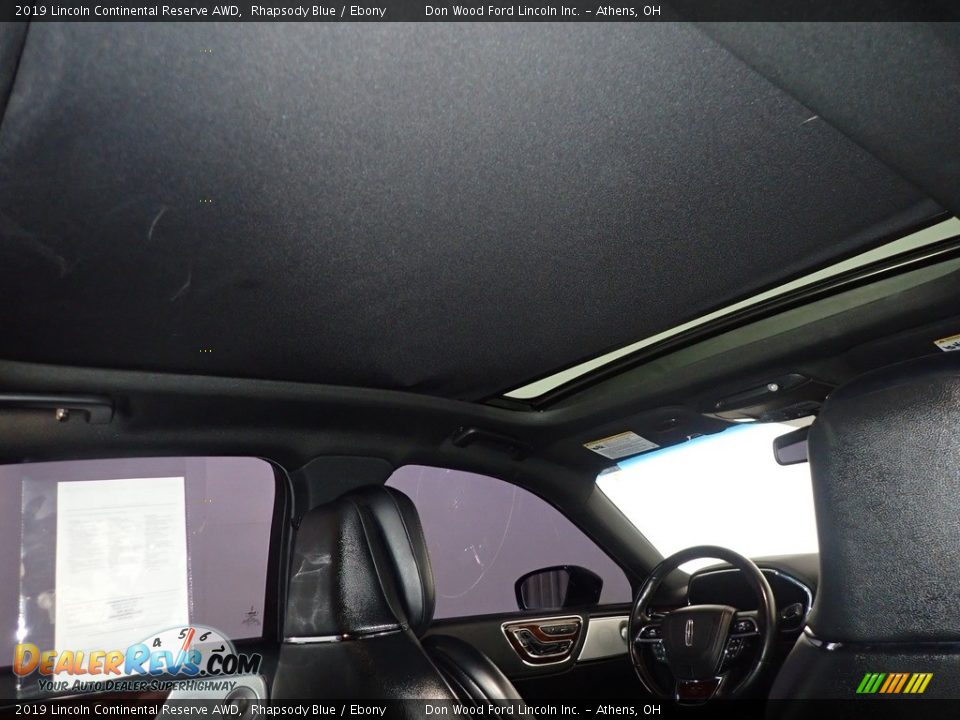 2019 Lincoln Continental Reserve AWD Rhapsody Blue / Ebony Photo #2