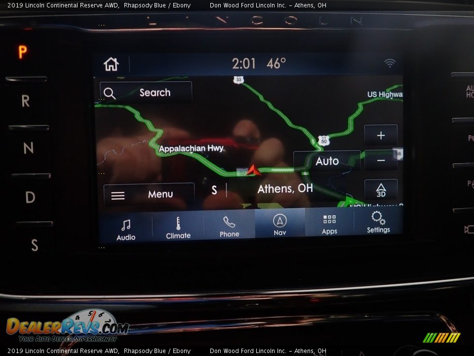 2019 Lincoln Continental Reserve AWD Rhapsody Blue / Ebony Photo #3