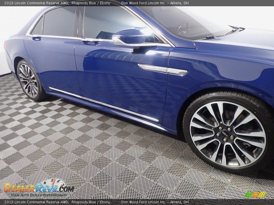 2019 Lincoln Continental Reserve AWD Rhapsody Blue / Ebony Photo #6