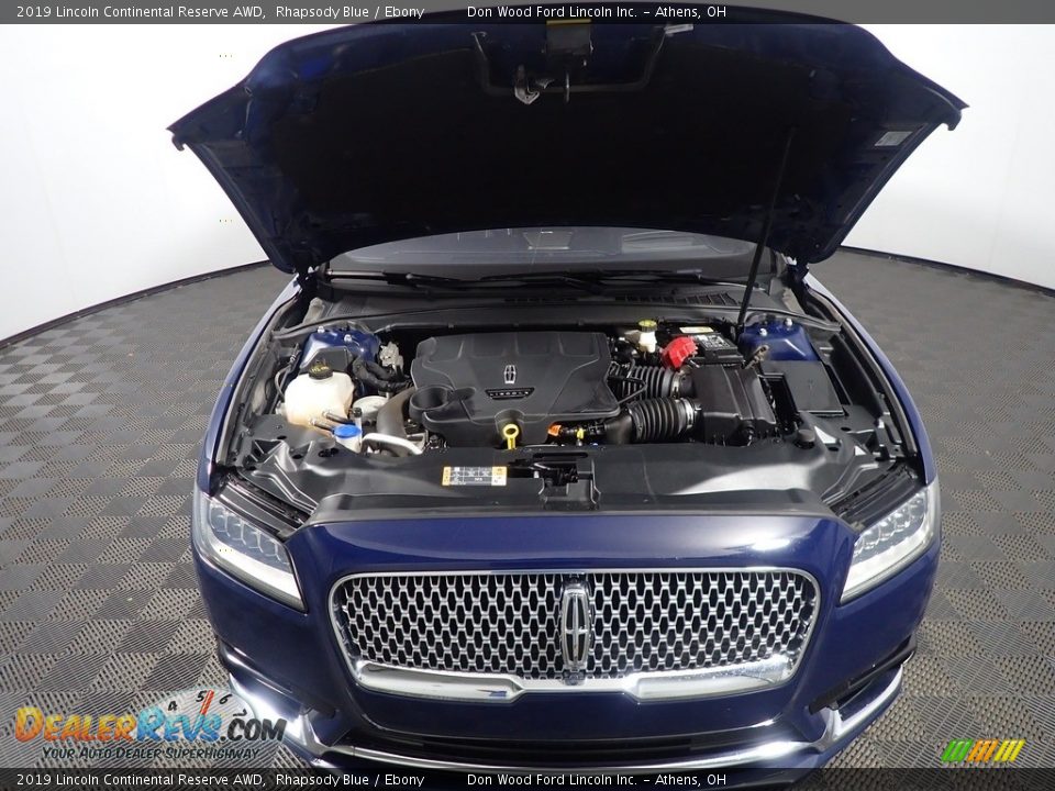2019 Lincoln Continental Reserve AWD Rhapsody Blue / Ebony Photo #8
