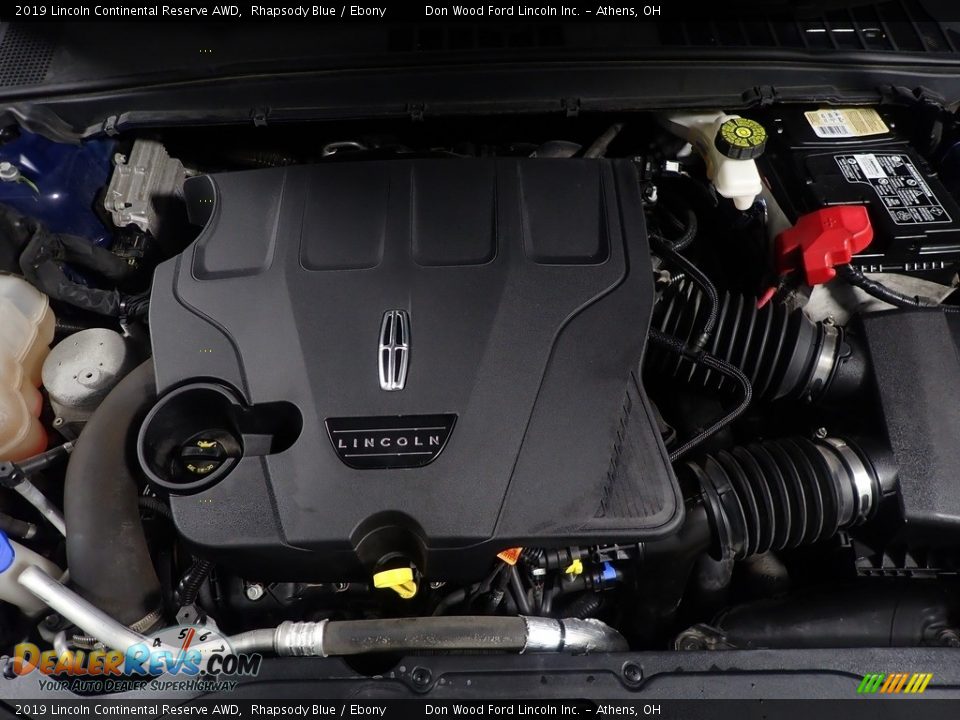 2019 Lincoln Continental Reserve AWD Rhapsody Blue / Ebony Photo #9