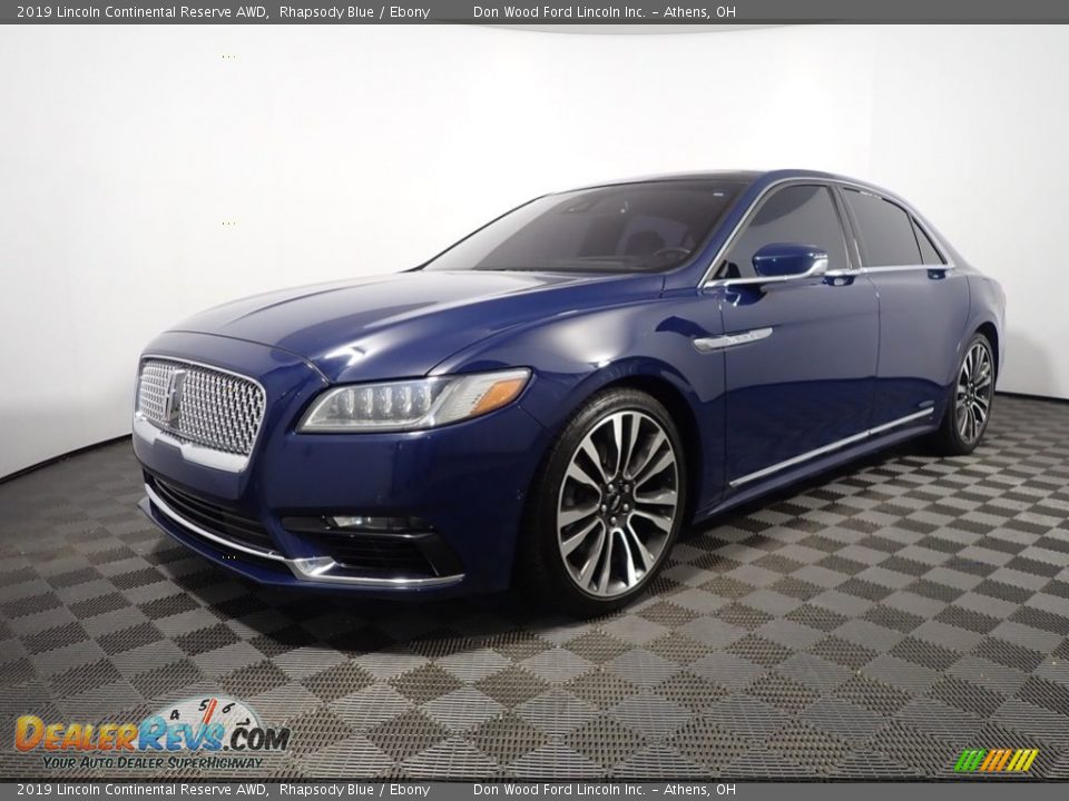 2019 Lincoln Continental Reserve AWD Rhapsody Blue / Ebony Photo #10