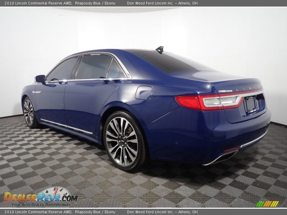 2019 Lincoln Continental Reserve AWD Rhapsody Blue / Ebony Photo #13