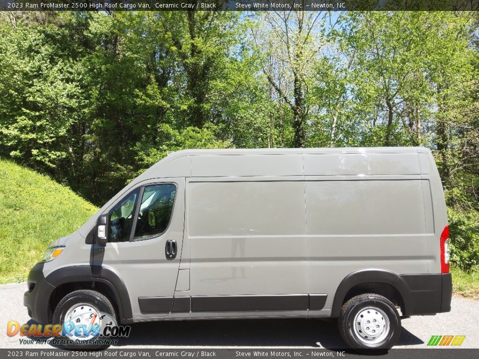 Ceramic Gray 2023 Ram ProMaster 2500 High Roof Cargo Van Photo #1