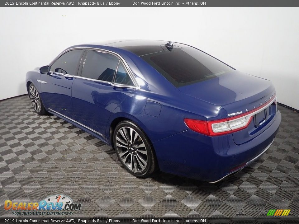 2019 Lincoln Continental Reserve AWD Rhapsody Blue / Ebony Photo #14