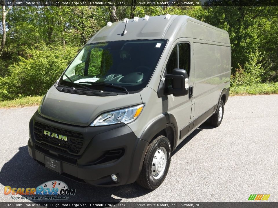 2023 Ram ProMaster 2500 High Roof Cargo Van Ceramic Gray / Black Photo #2