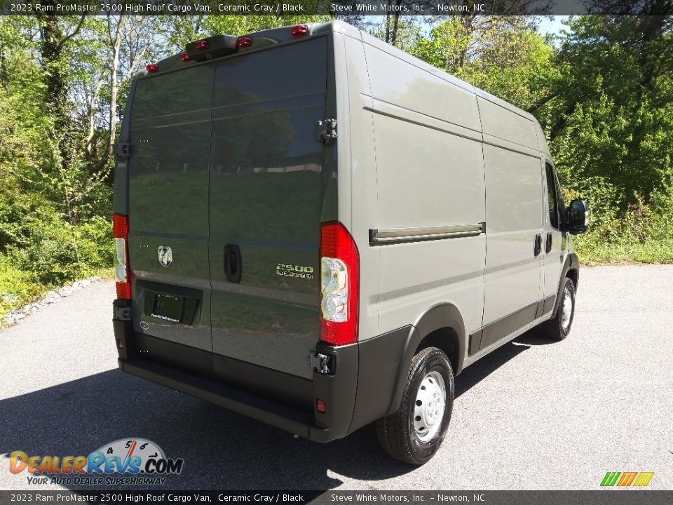 2023 Ram ProMaster 2500 High Roof Cargo Van Ceramic Gray / Black Photo #6