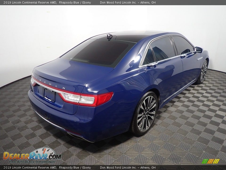 2019 Lincoln Continental Reserve AWD Rhapsody Blue / Ebony Photo #20