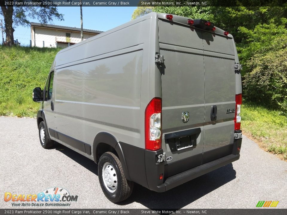 2023 Ram ProMaster 2500 High Roof Cargo Van Ceramic Gray / Black Photo #8