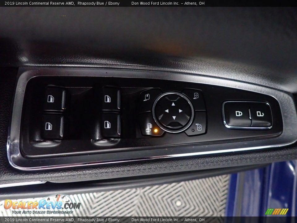2019 Lincoln Continental Reserve AWD Rhapsody Blue / Ebony Photo #23