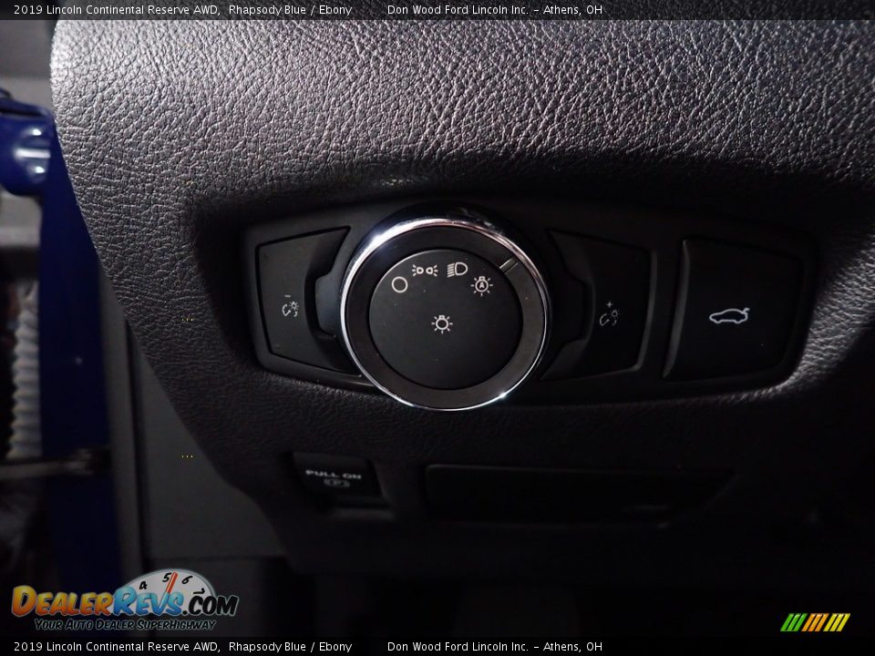 2019 Lincoln Continental Reserve AWD Rhapsody Blue / Ebony Photo #33