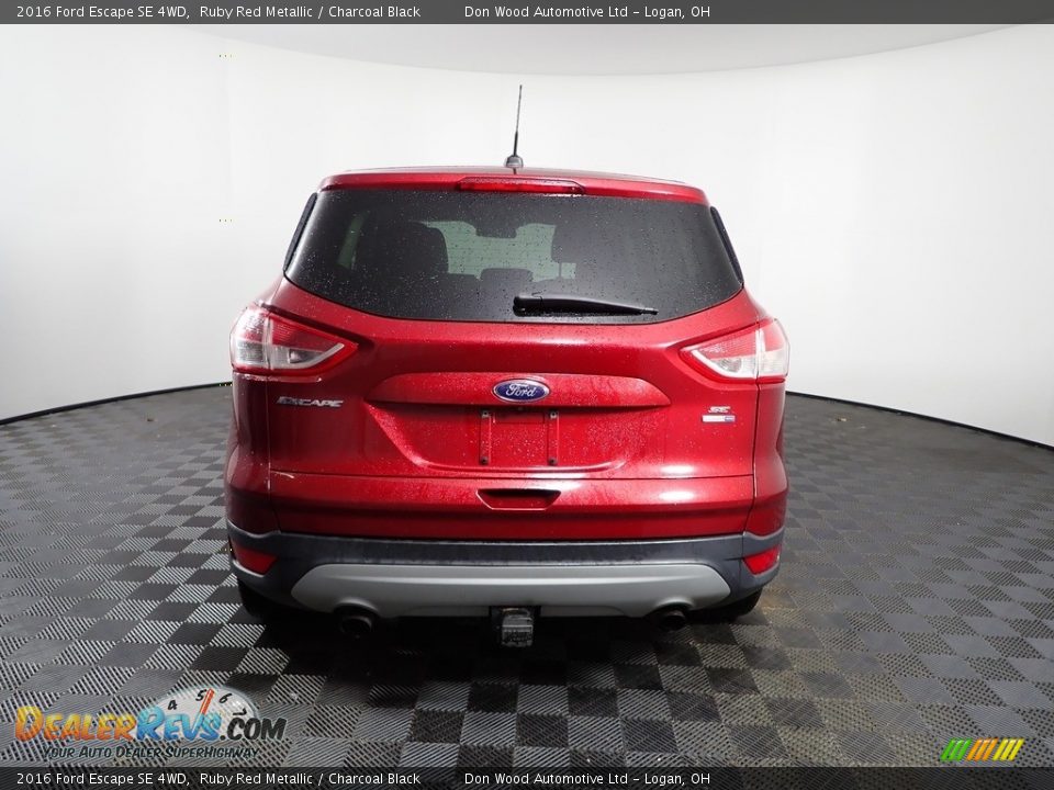 2016 Ford Escape SE 4WD Ruby Red Metallic / Charcoal Black Photo #6